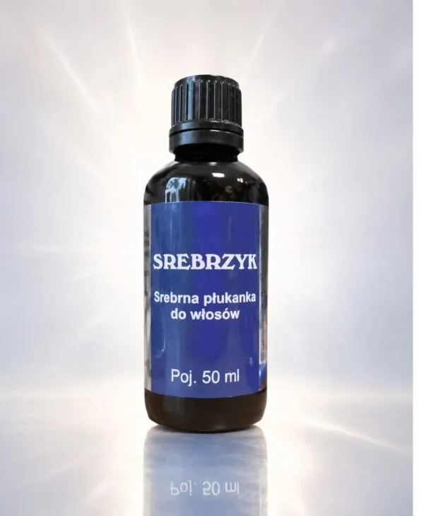 SREBRZYK Srebrna Płukanka Do Włosów 50ml - obrazek 3